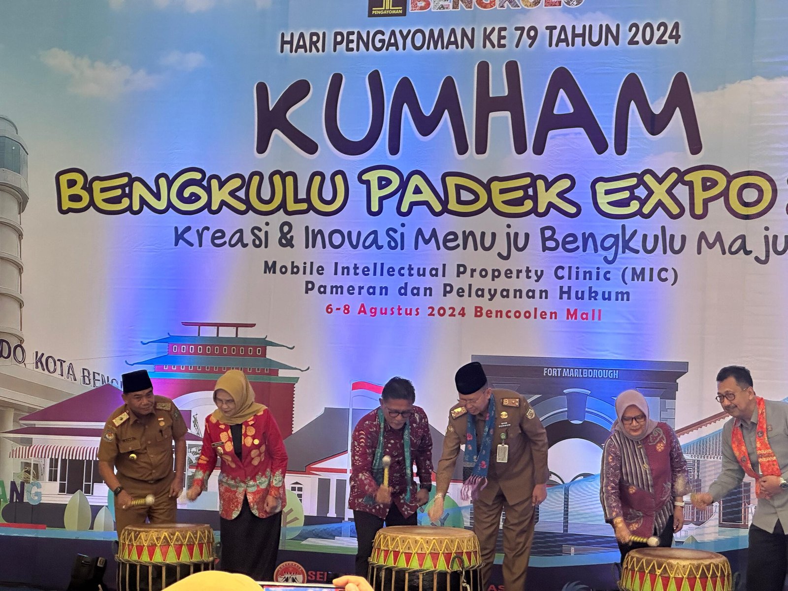 Kalapas Curup hadiri kegiatan pembukaan “KUMHAM BENGKULU PADEK EXPO 2024